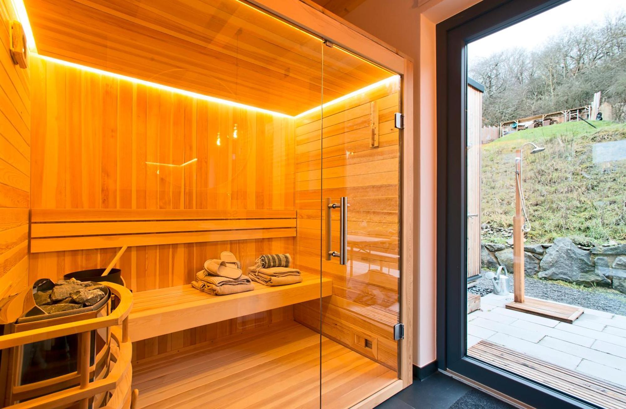 Eifelhausaufzeit-Vulkaneifel-Architekten-Chalet Mit Sauna Im Vulkankrater Immerath Exteriér fotografie